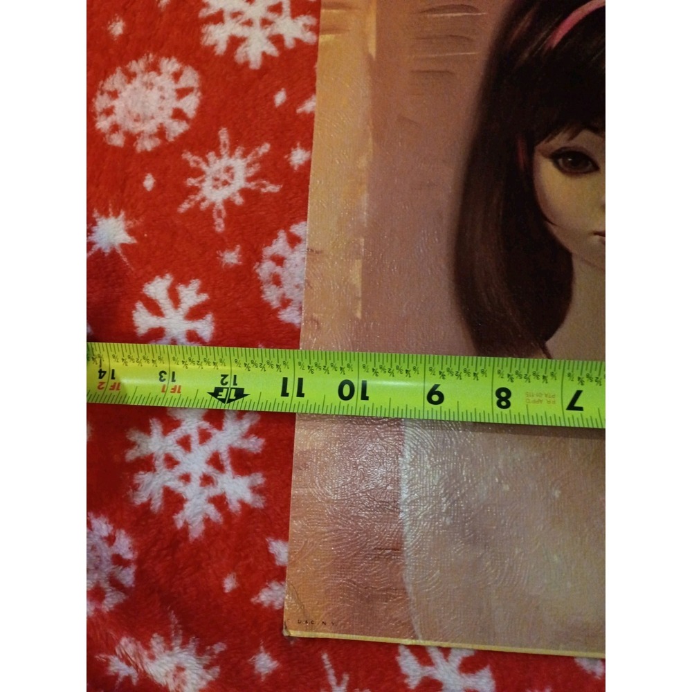Igor: Nadia Big Eyed Girl Lithograph 1960-70 (14x11) Lithograph Signed - Picture 4 of 4